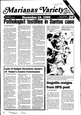 Pathologist Testifies in Santos Case