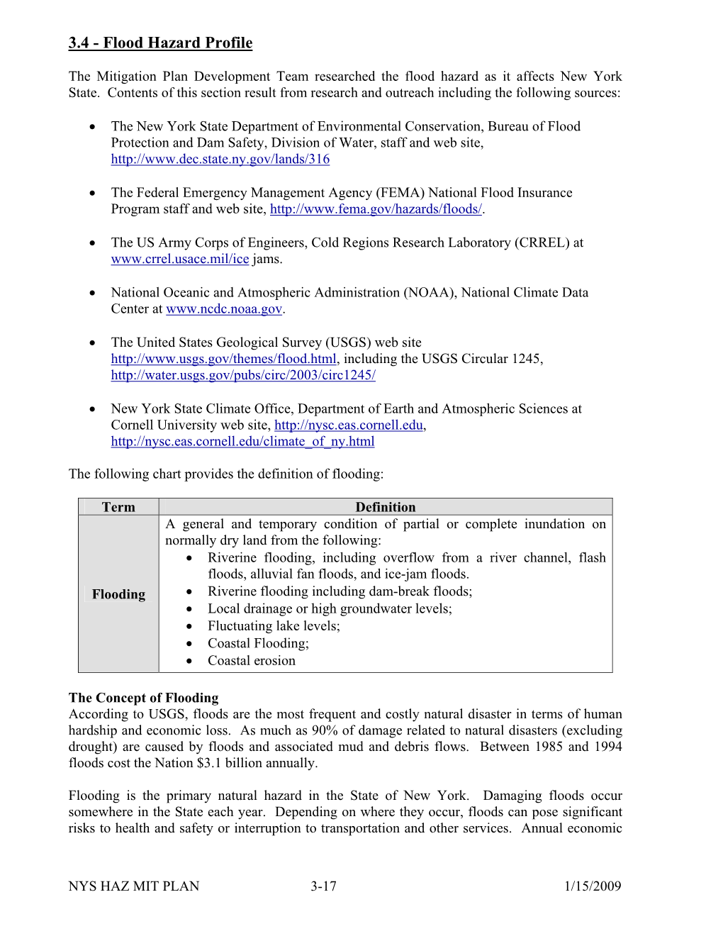 3.4 - Flood Hazard Profile