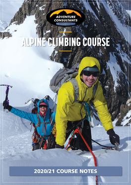 Alpine Climbing Course