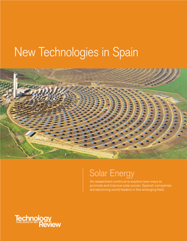 Solar Energy in Spain