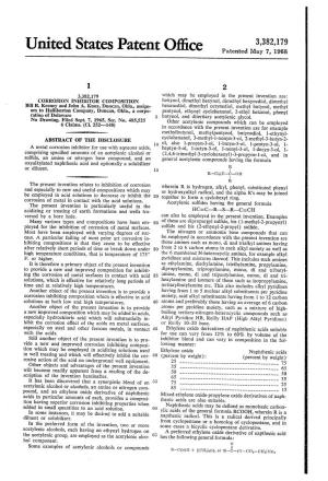 United States Patent Office Patented May 7, 1968