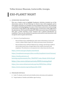 Exo-Planet Night