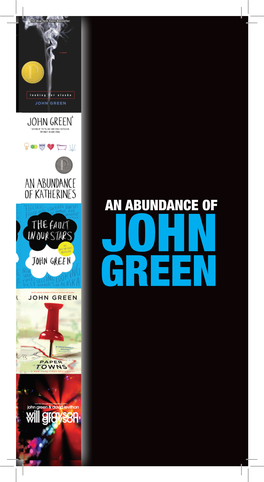 An Abundance of John Greens