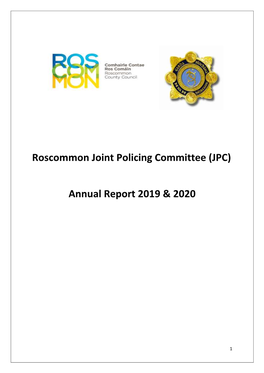 Roscommon Joint Policing Committee (JPC) Annual Report 2019 & 2020