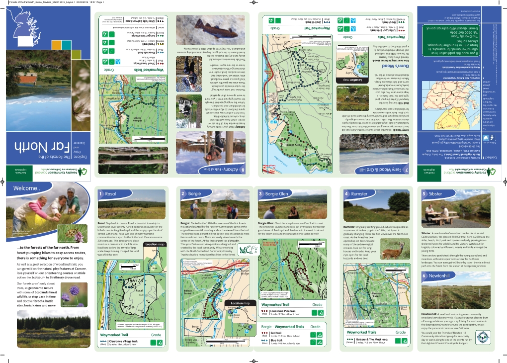 Forests of the Far North Guide Revised March 2015 Layout 1 24/03/2015 12:37 Page 1