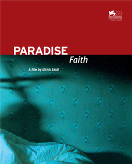 PARADISE Faith a Film by Ulrich Seidl