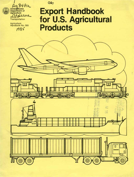 Export Handbook for U.S. Agricultural Products