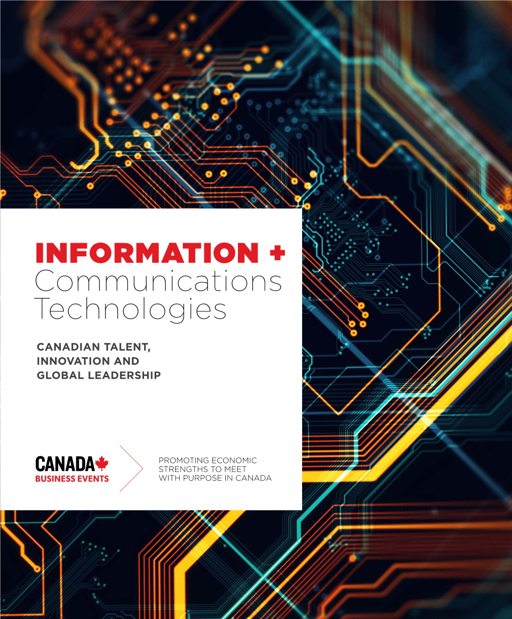 INFORMATION + Communications Technologies