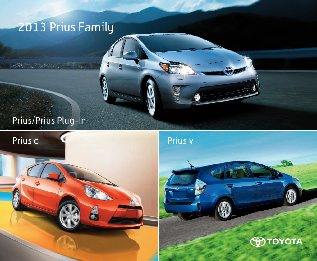 2013 Prius Family