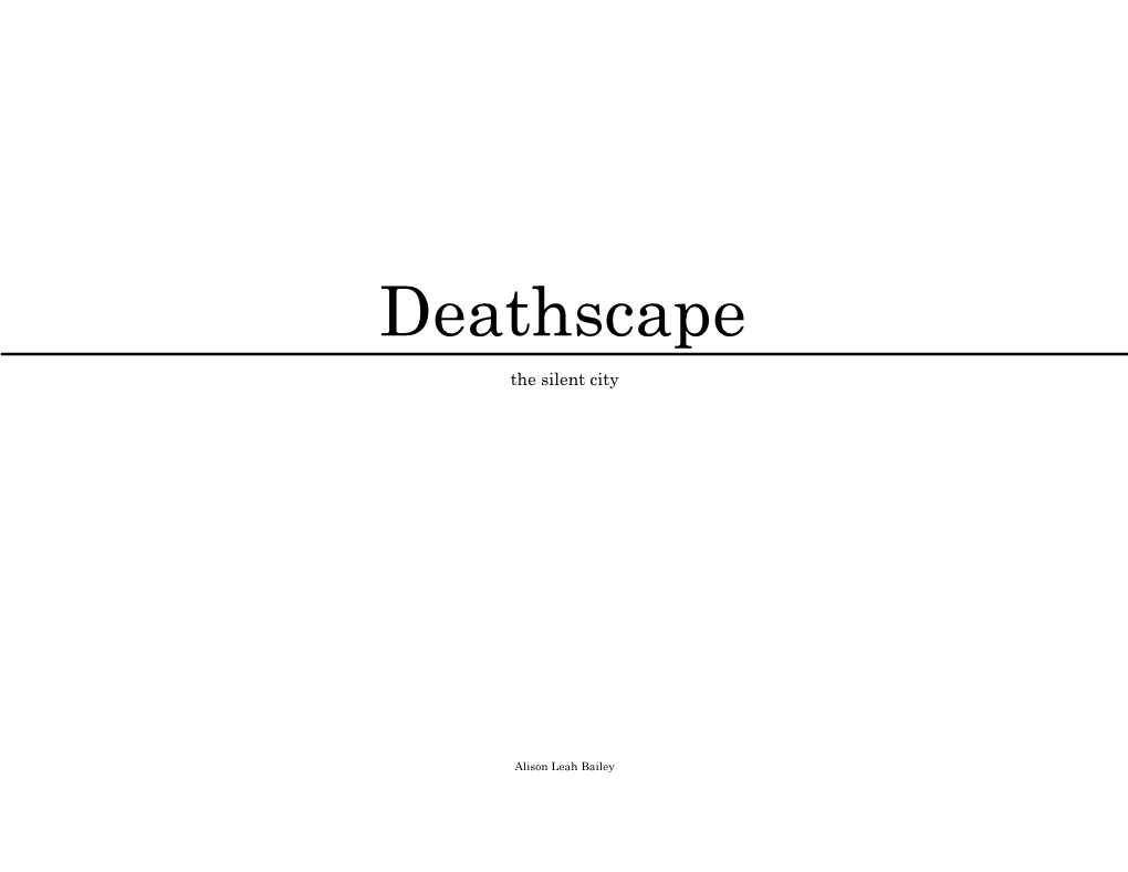 Deathscape the Silent City