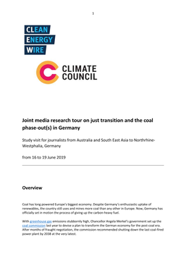 Germany: How Europe's Biggest Economy Quits Coal
