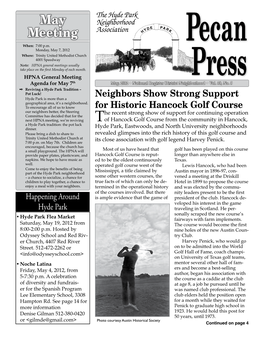 May 2012 Pecan Press