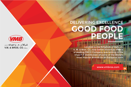 Delivering Excellence Good Food People