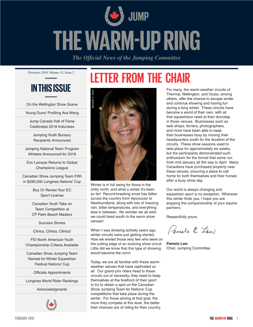 Letter from the Chair