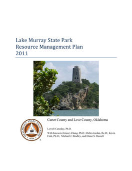 Lake Murray State Park Resource Management Plan 2011