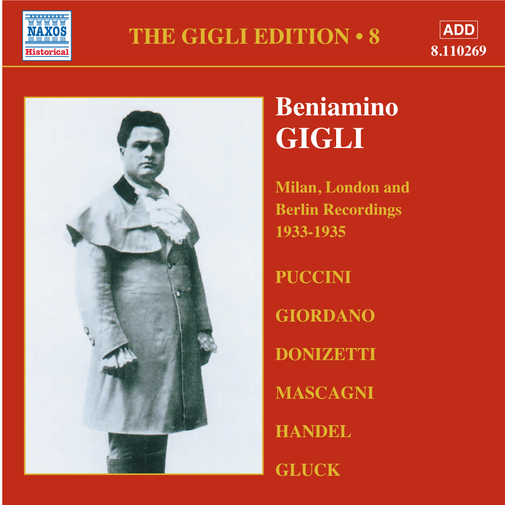 Beniamino GIGLI