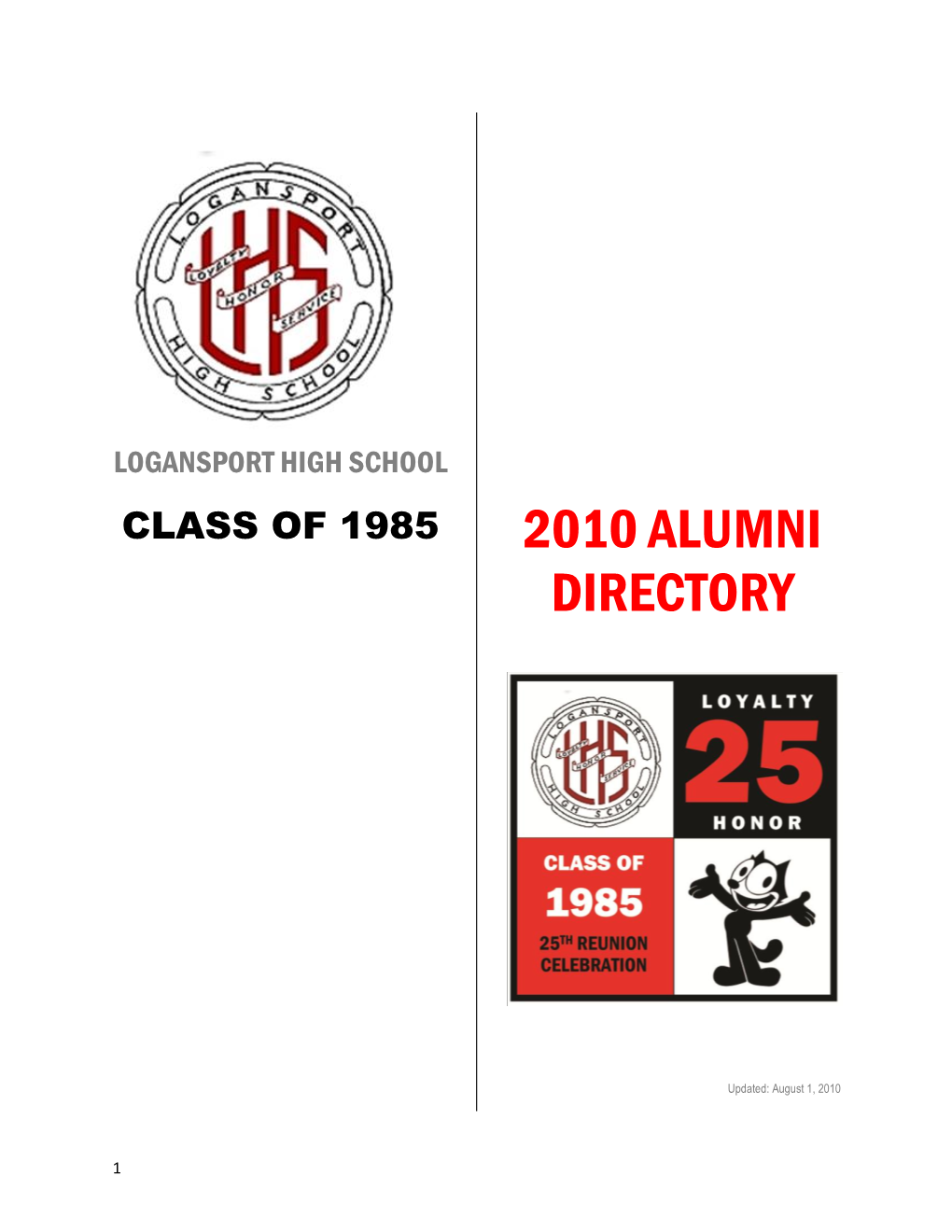 2010 Alumni Directory