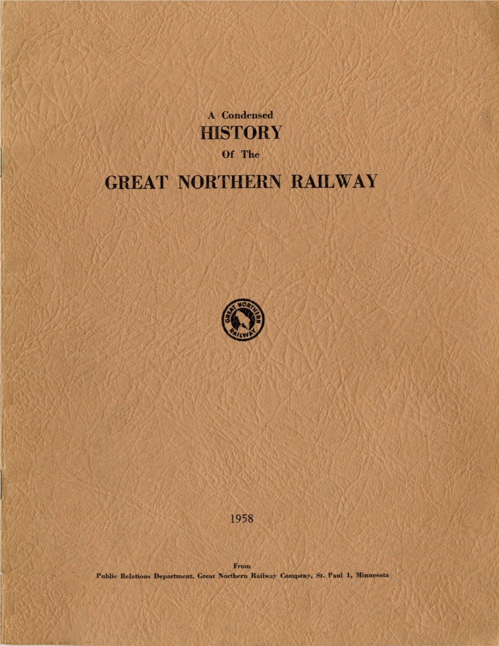 History Great Northern Railway