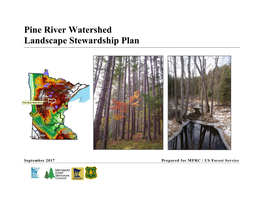 Pine River Watershed Landscape Stewardship Plan