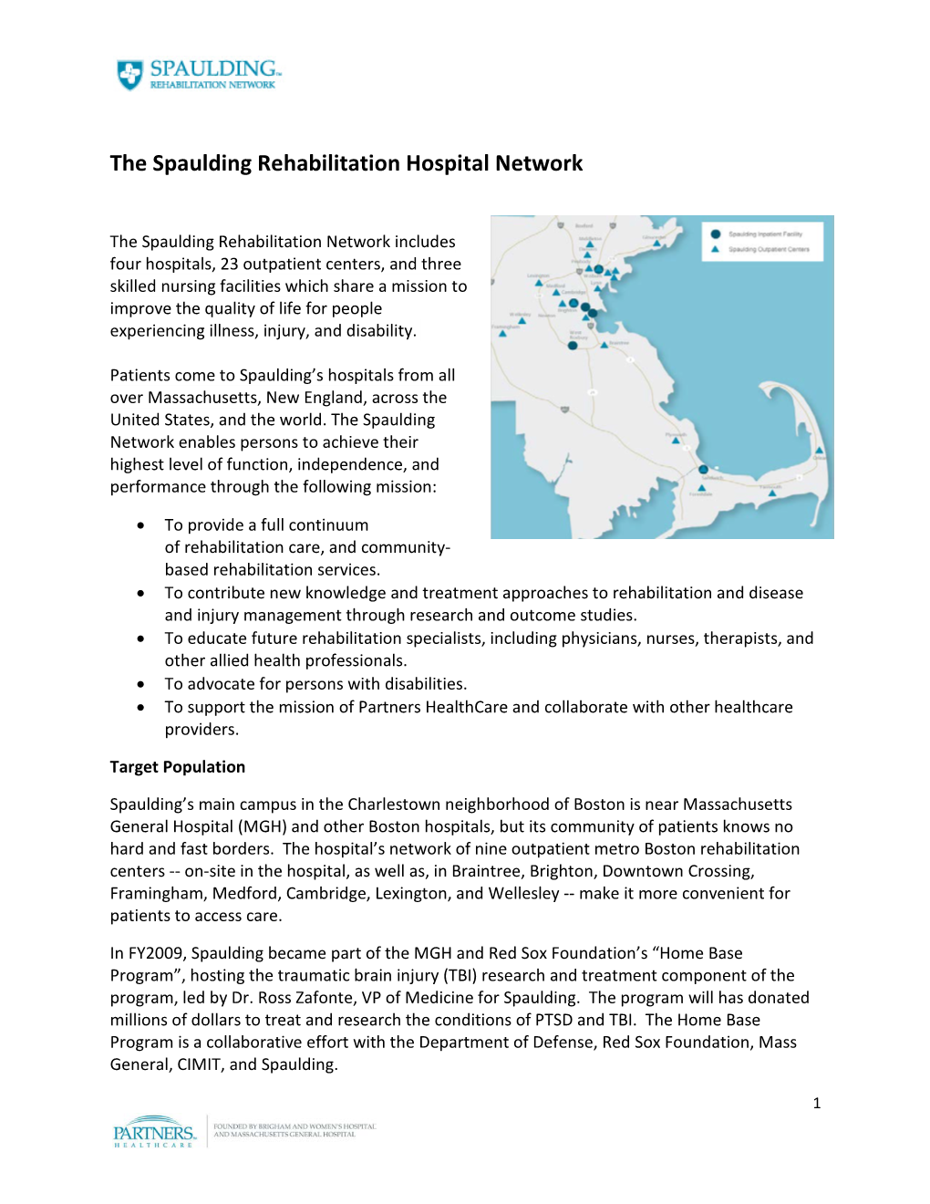 The Spaulding Rehabilitation Hospital Network