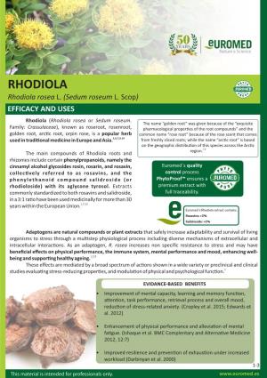 Rhodiola (Pdf)