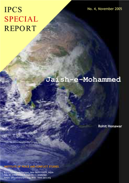 Jaish-E-Mohammed IPCS SPECIAL REPORT