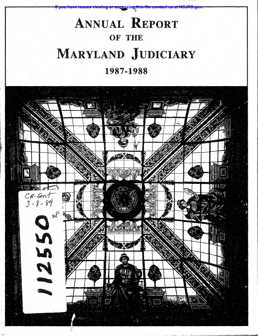 Annual Report Maryland Judiciary