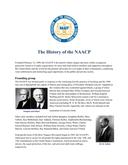 The History of the NAACP