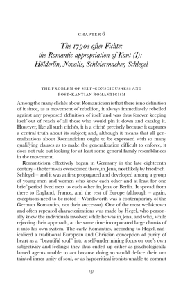 GERMAN PHILOSOPHY 1760-1860: the Legacy of Idealism