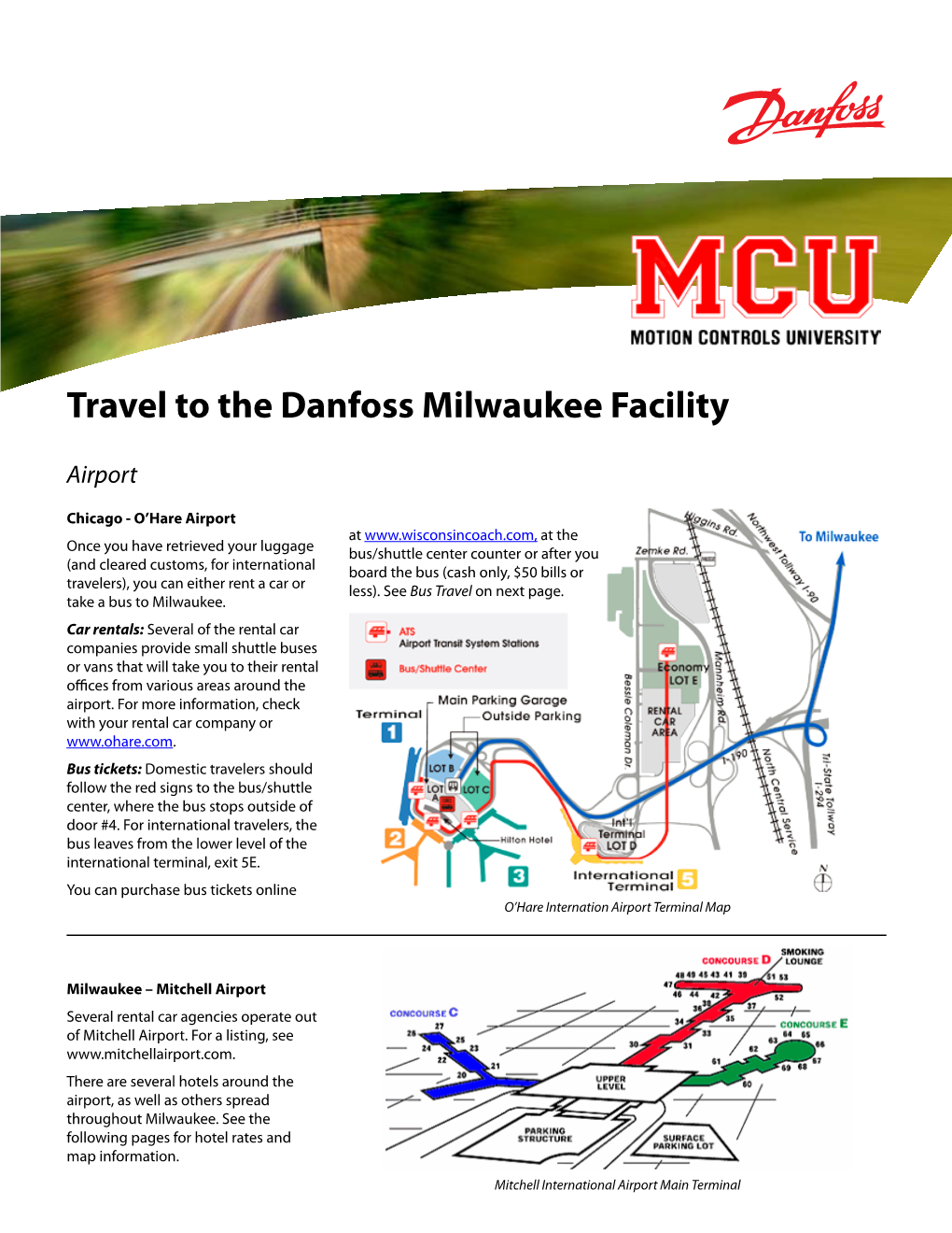 Travel to the Danfoss Milwaukee Facility