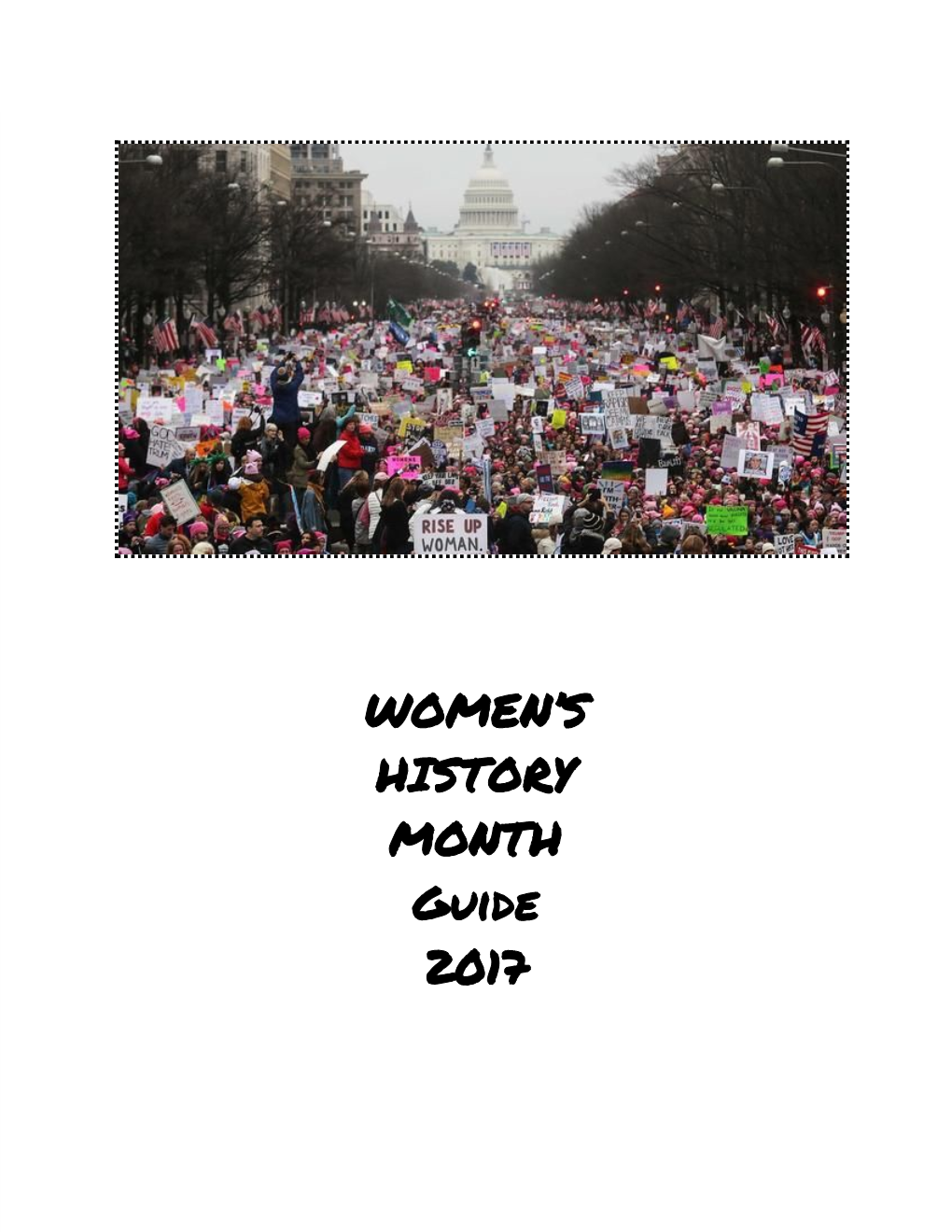 WOMEN's HISTORY MONTH Guide 2017