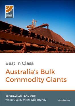 Best in Class: Australia's Bulk Commodity Giants