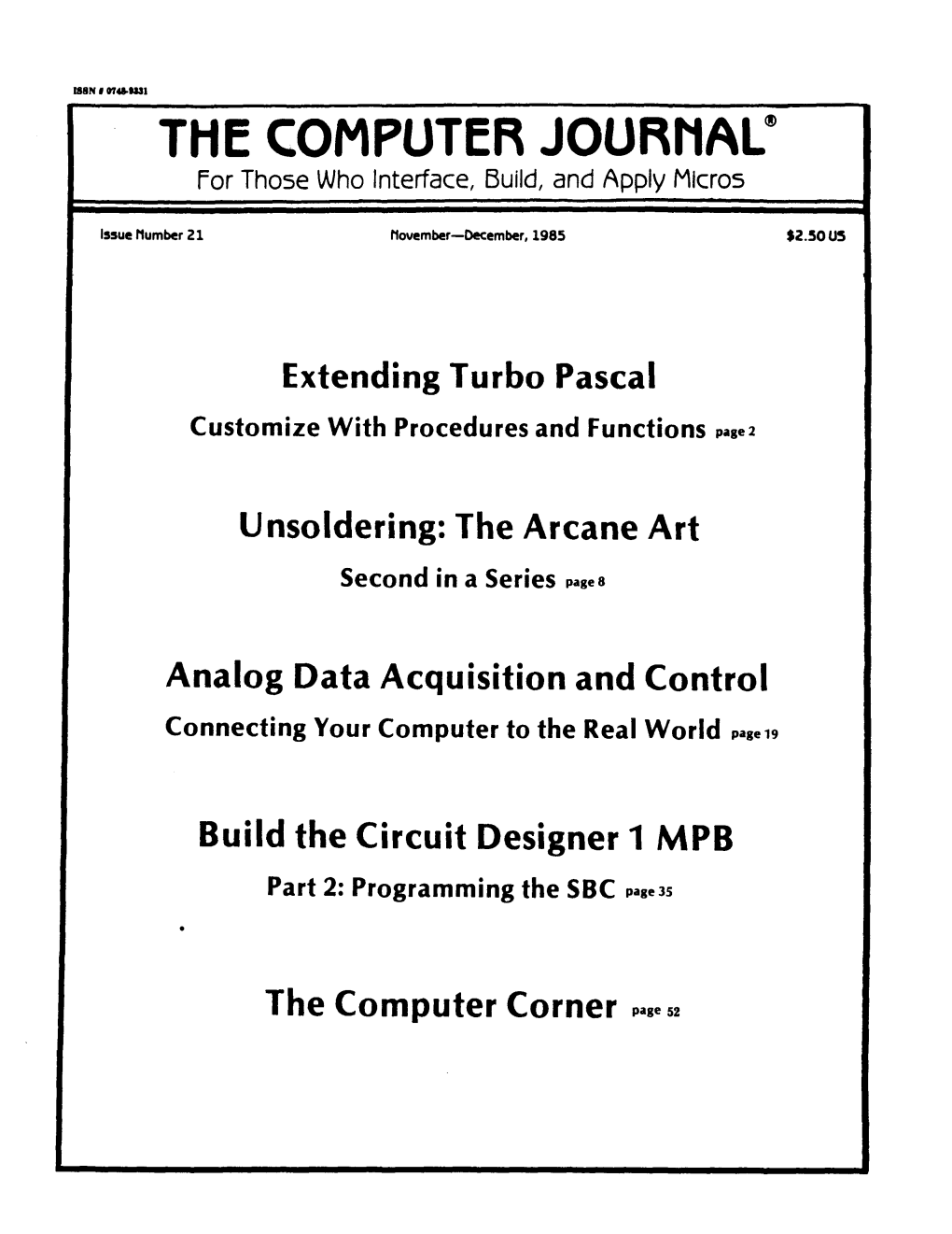 21 198511 Computer Journal