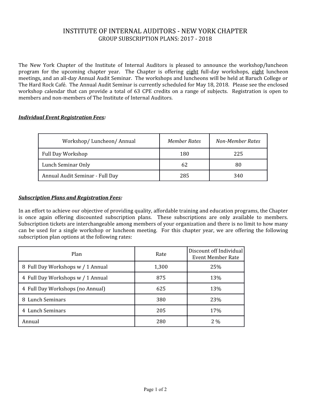 Subscription Plan Info Final 2017 - 2018