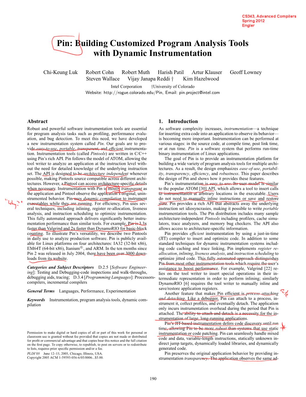 Pin: Building Customized Program Analysis Tools with Dynamic Instrumentation