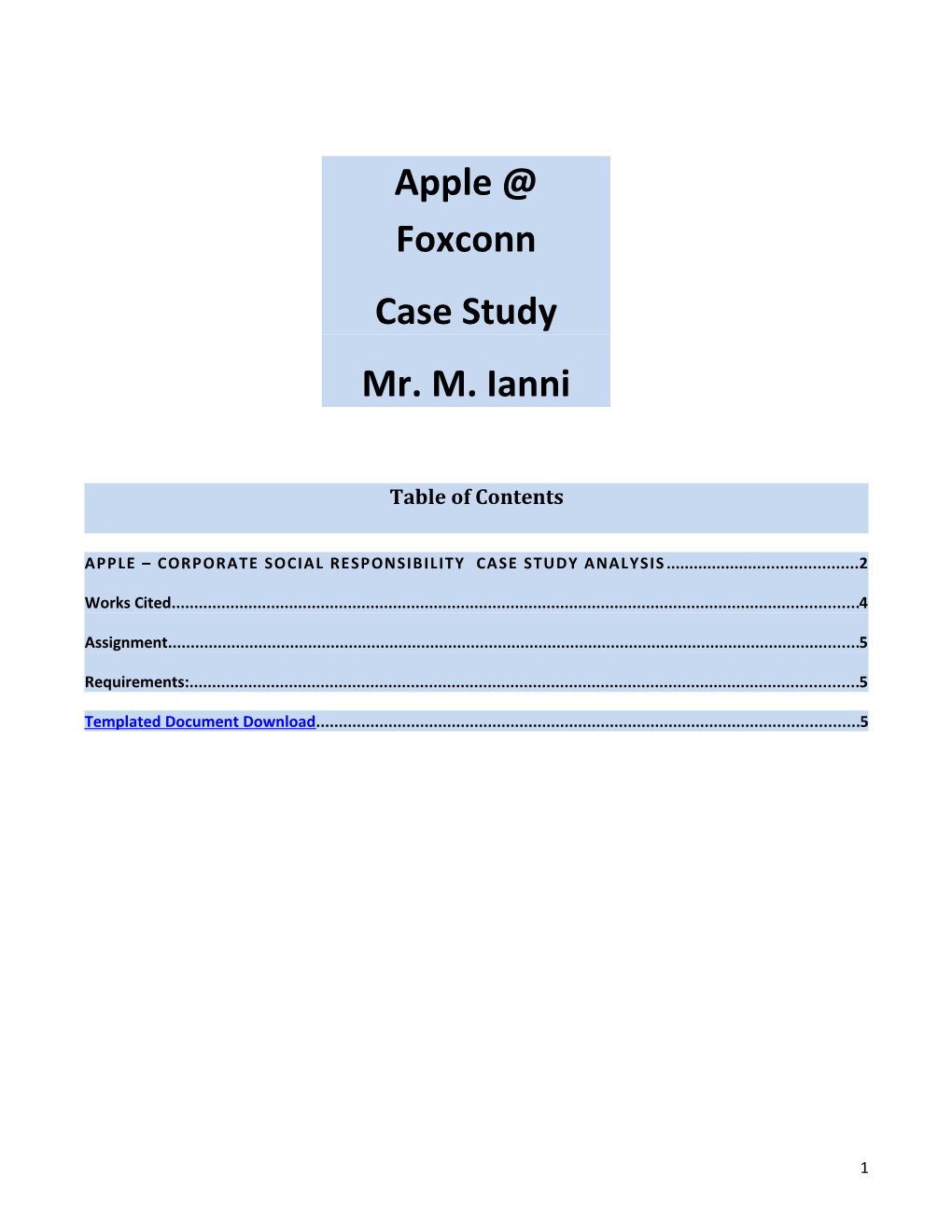 Apple Corporate Social Responsibility Case Study Analysis 2