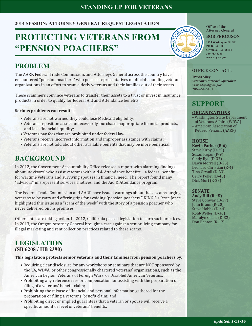 Pension Poachers” 360-753-6200