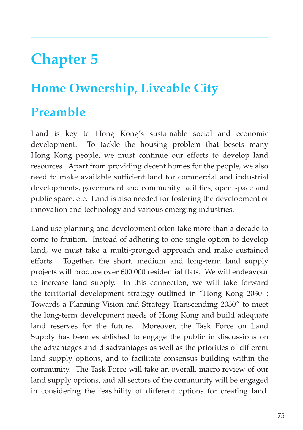 Chapter 5 Home Ownership, Liveable City