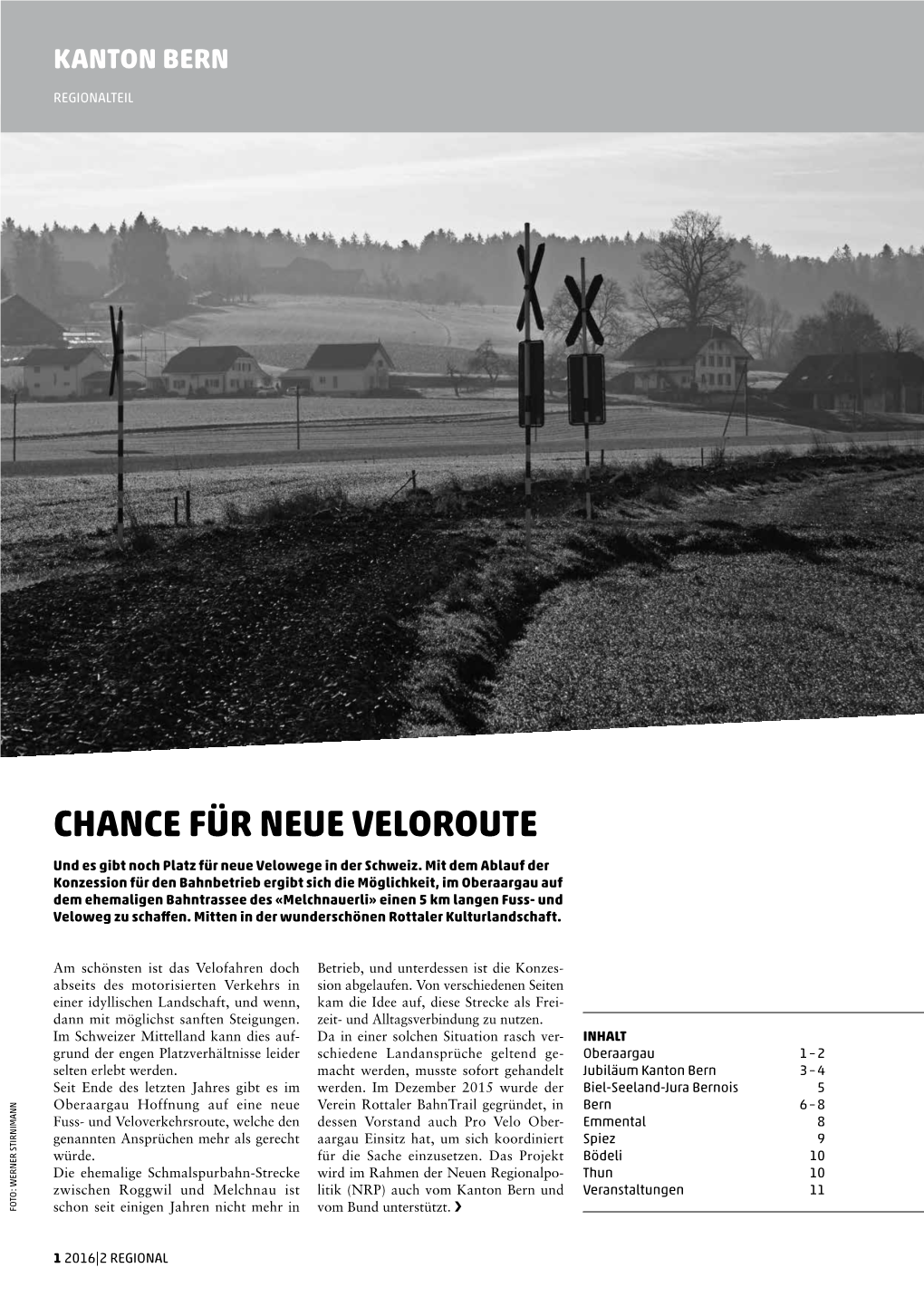 Chance Für Neue Veloroute