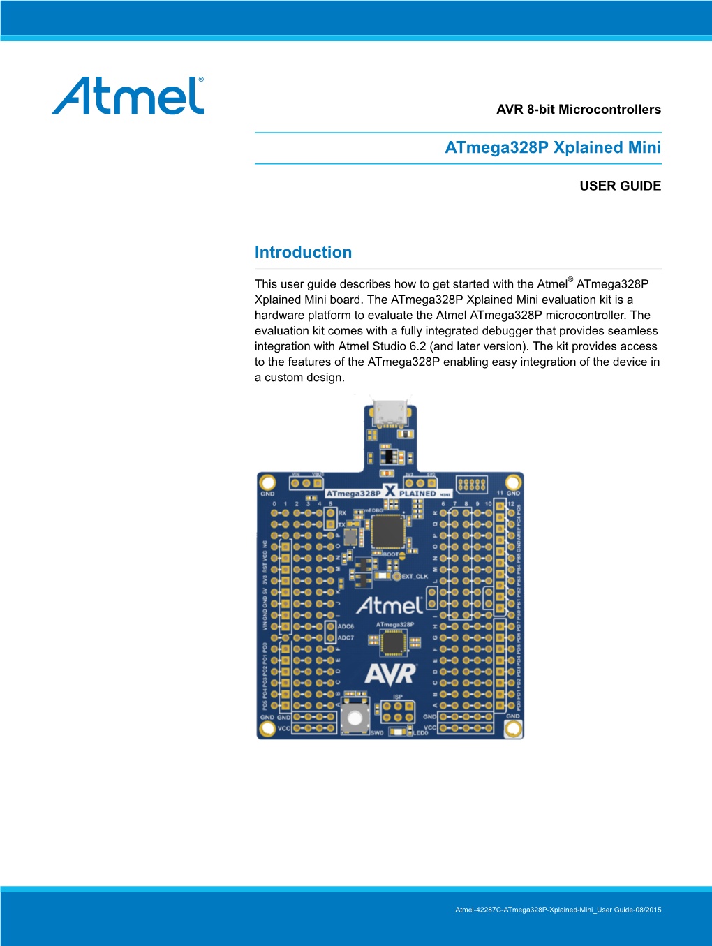 Atmega328p Xplained Mini User Guide (USER GUIDE)