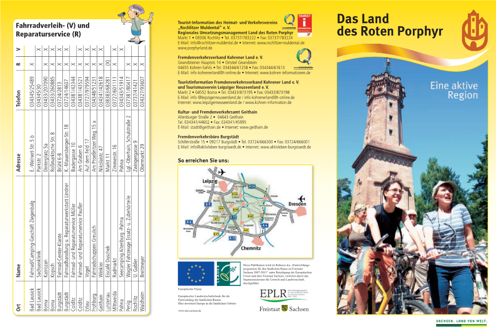 Das Land Des Roten Porphyr – Eine Aktive Region S