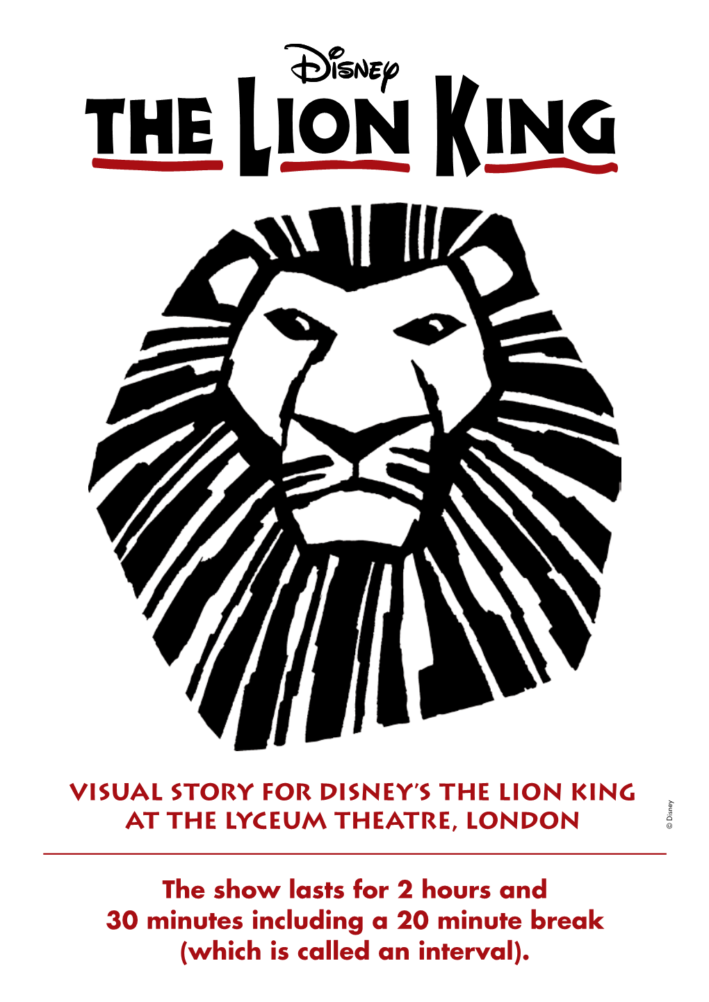 VISUAL STORY for DISNEY's the LION King at the LYCEUM