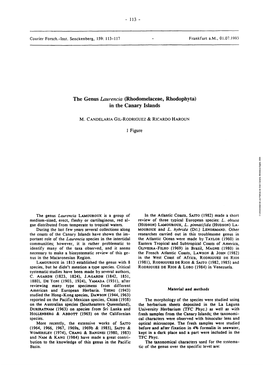 The Genus "Laurencia (Rhodomelaceae