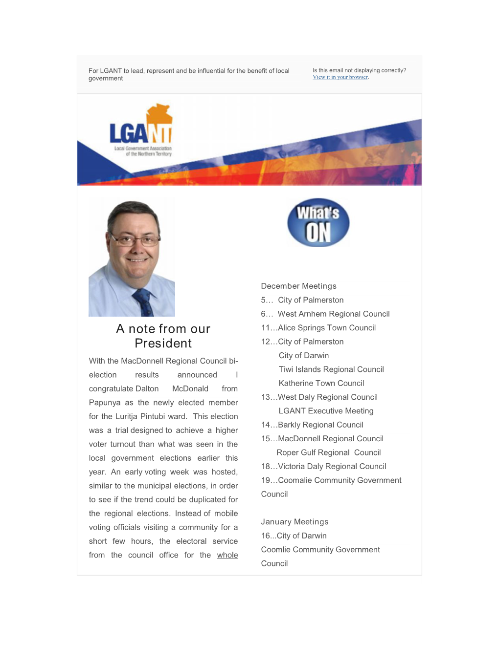 2017-12-08 LGANT Newsletter