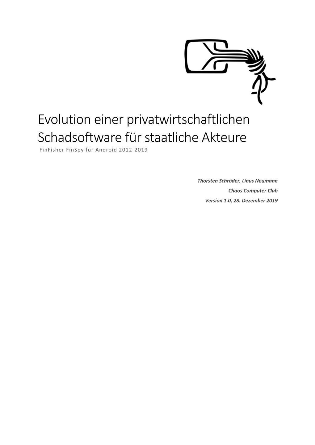 Evolution Einer Privatwirtschaftlichen Schadsoftware Für Staatliche Akteure Finfisher Finspy Für Android 2012-2019