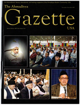 November - December 2007 1 Ahmadiyya Gazette