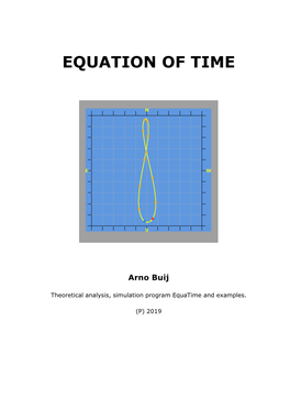 Equation of Time