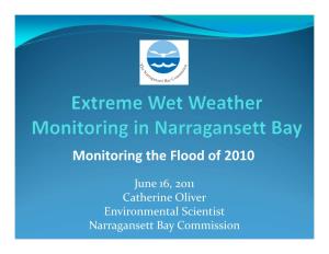 Monitoring the Flood of 2010
