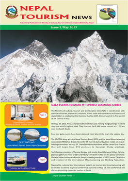 Nepal Tourism News - 1 SPECIAL REPORT