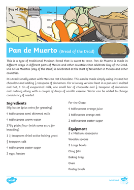 Pan De Muerto (Bread of the Dead)